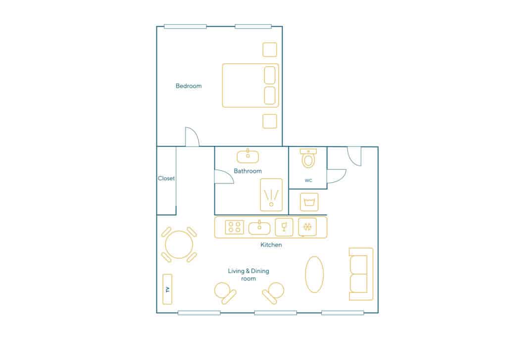 Location Appartement Meublé - 2 pièces - 43 m² - Sentier - Bonne Nouvelle - 75002 Paris - 102914