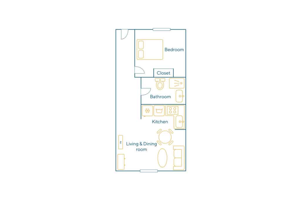 Location Appartement Meublé – 2 pièces – 35 m² – Arts et Metiers – Beaubourg – 75003 Paris – 103232 - non contractuel