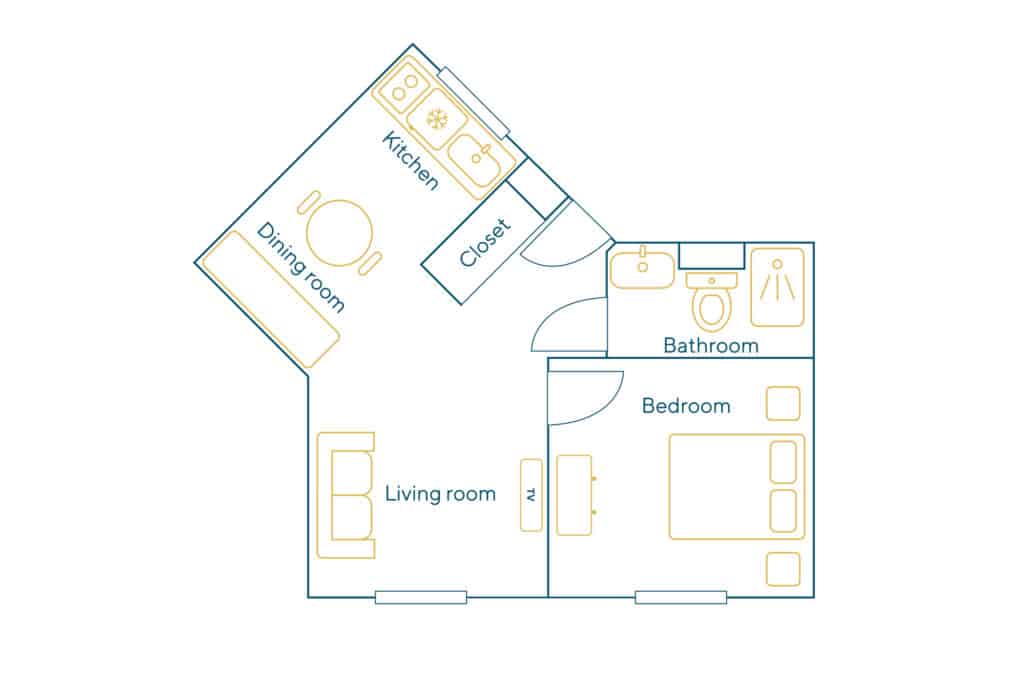 Furnished apartment – 2 rooms – 30 sqm – Montmartre – Pigalle – 75018 Paris – 118901 - non contractual