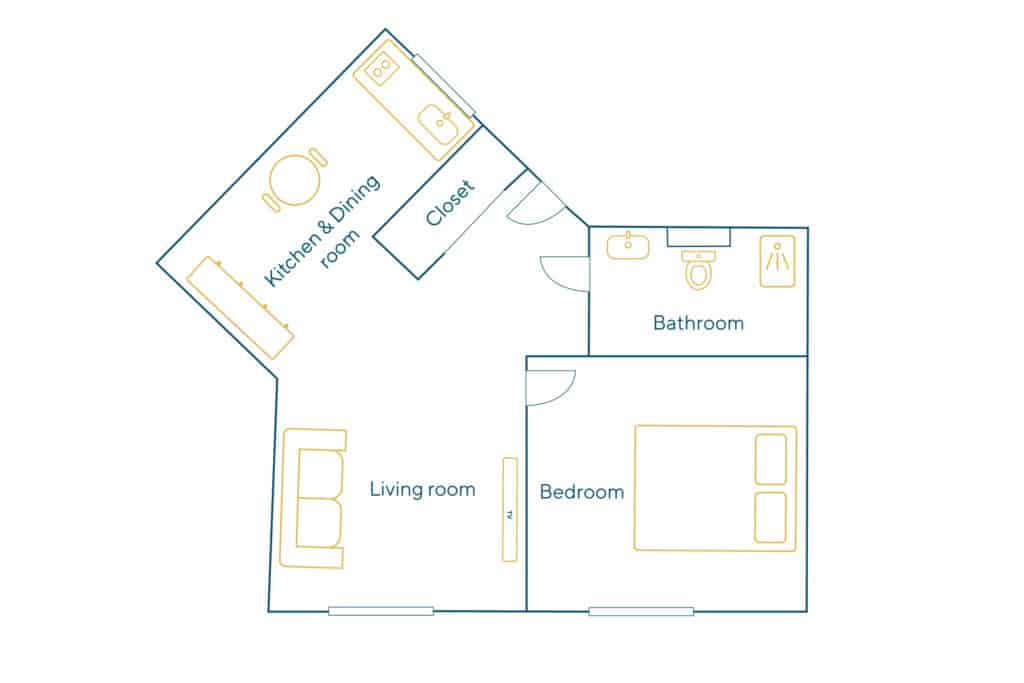 Location Appartement Meublé – 2 pièces – 30 m² – Montmartre – Pigalle – 75018 Paris – 118921 - non contractuel