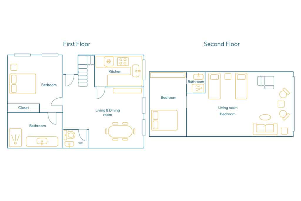 Furnished apartment - 3 rooms - 75 sqm - Île de la Cité - Île Saint Louis - 75005 Paris - 205485 - non contractual