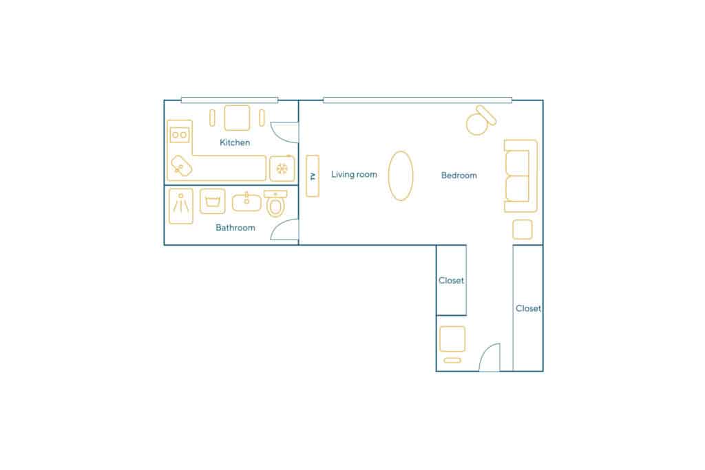 Furnished apartment – 1 room – 31 sqm – Gare du Nord – Gare de l’Est – 75010 Paris – S10034 - non contractual