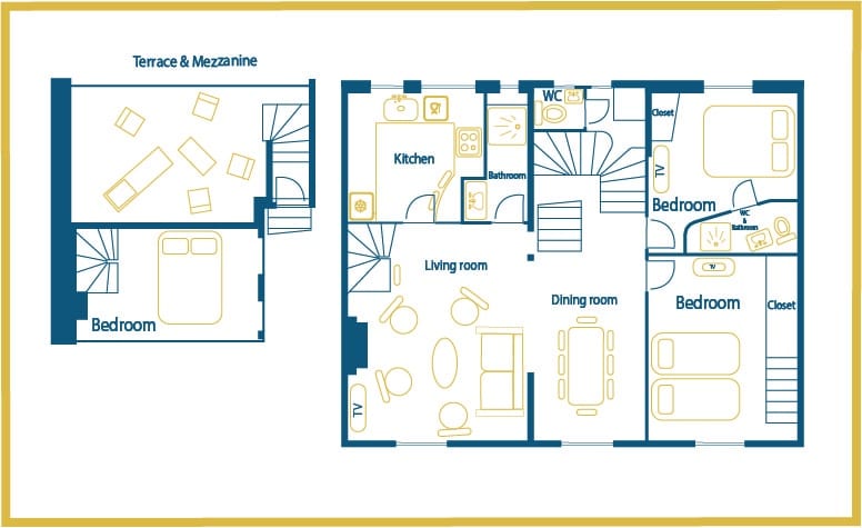 Furnished apartment - 3 rooms - 90 sqm - Raspail - Sèvres- Babylone - 75006 Paris - 206313-34