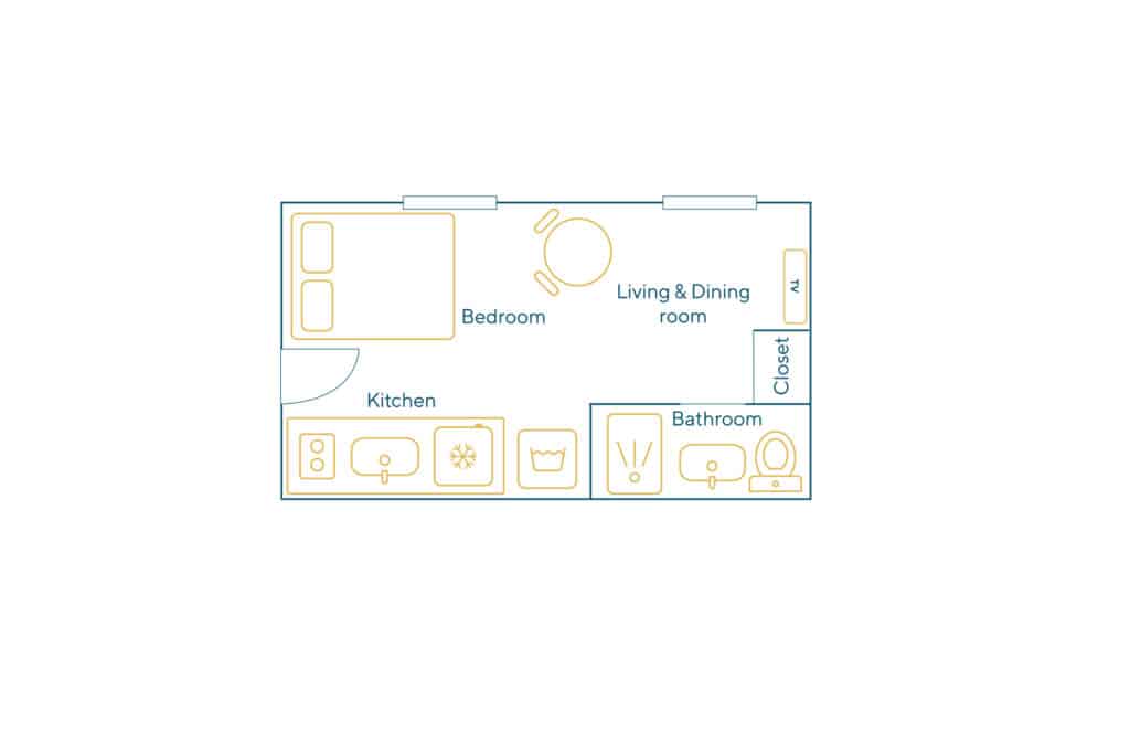 Location Appartement Meublé – 1 pièce – 15 m² – Montorgueil – 75002 Paris – S02434