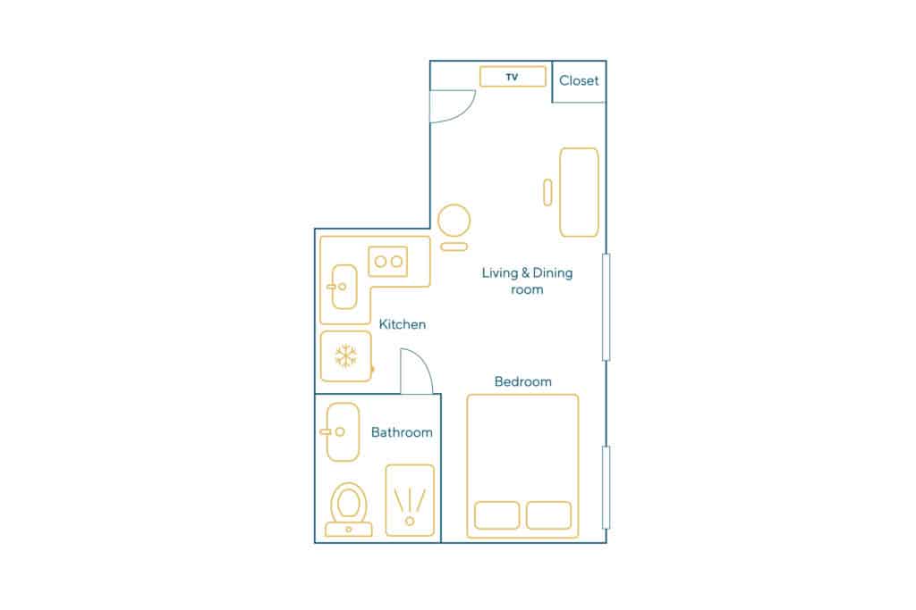 Location Appartement Meublé – 1 pièce – 20 m² – Sentier – Bonne Nouvelle – 75002 Paris – S02448