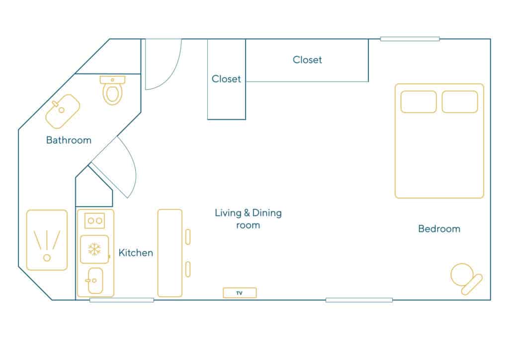 Location Appartement Meublé – 1 pièce – 27 m² – Montmartre – Pigalle – 75018 Paris – S18933 - non contractuel